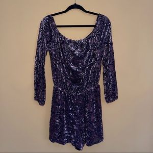 Urban Outfitters Purple Romper